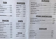 Epsom Fish And Chips menu