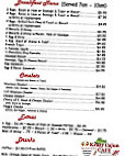 Krazy Cajun Cafe menu