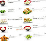 Zen Sushi menu