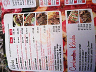 Avenue Fish Kebab House menu