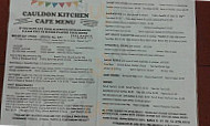 Cauldon Kitchen Cafe menu