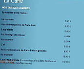 Restaurant L'Albatros menu