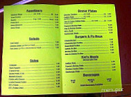 Sportsman Fish Grill menu