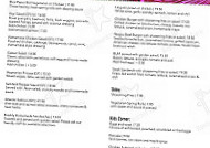 Botannix Garden Cafe menu