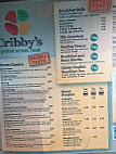Cribbys menu