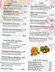 Ruby Garden Chinese menu