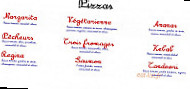 Baba Pizza menu