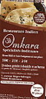 Omkara Restaurant menu
