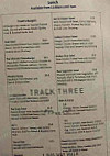Track Three Espresso menu