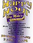 Big Mike's Sports Bar & Grill menu