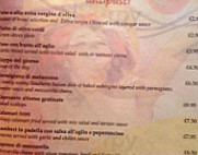 Osteria Ambrosia menu