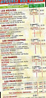 Tony Pizza menu