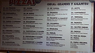 Los Troncos Pizza Merlo menu
