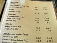 Cafe Und Pension Seeblick menu