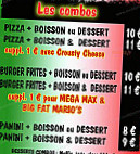 Mario's Pizza menu