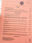 Pandanus Cafe And Licensed menu