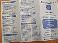 Flavour Noodle menu