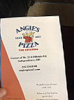 Angies Pizza menu
