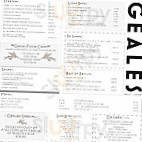 Geales menu