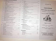 Griffith Vietnamese Restaurant menu