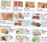 Yooki Sushi menu