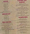 Cafe Delta menu