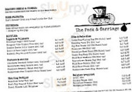 GoneBurger @ The Pack & Carriage menu