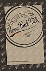 Pierre Paul Jack menu