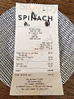Spinach menu