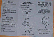 Footbridge Fish and Chips menu