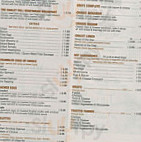Chalet Cafe Kingsland Road menu