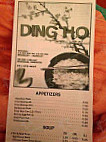 Ding Ho Family menu