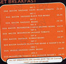 Caledonian Cafe menu