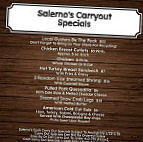 Salerno's menu