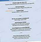 L'Oursin menu