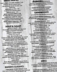Baker's Cocktail menu