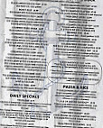Baker's Cocktail menu