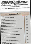 Coppocabana menu