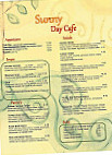 Sunny Day Cafe menu