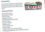Rita's Italian Ice menu