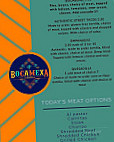 Bocamexa Taqueria menu