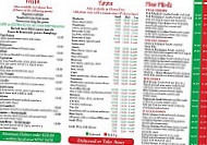 La Collina Pizzeria menu