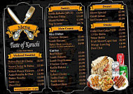 Taste Of Karachi menu