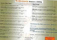 Mediterranea menu