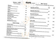 Nuro menu