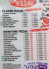 Crust Gourmet Pizza menu
