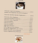 Restaurant Le Clos St Jacques menu