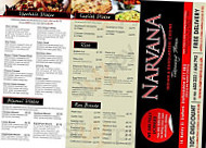 Narvana menu
