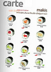 Magic Sushi menu