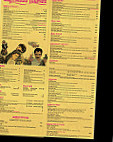 Bollywood Lounge menu